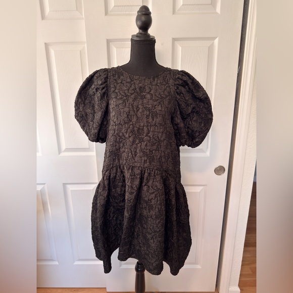 Endless Rose Black Textured Dress - Picture 4 of 9